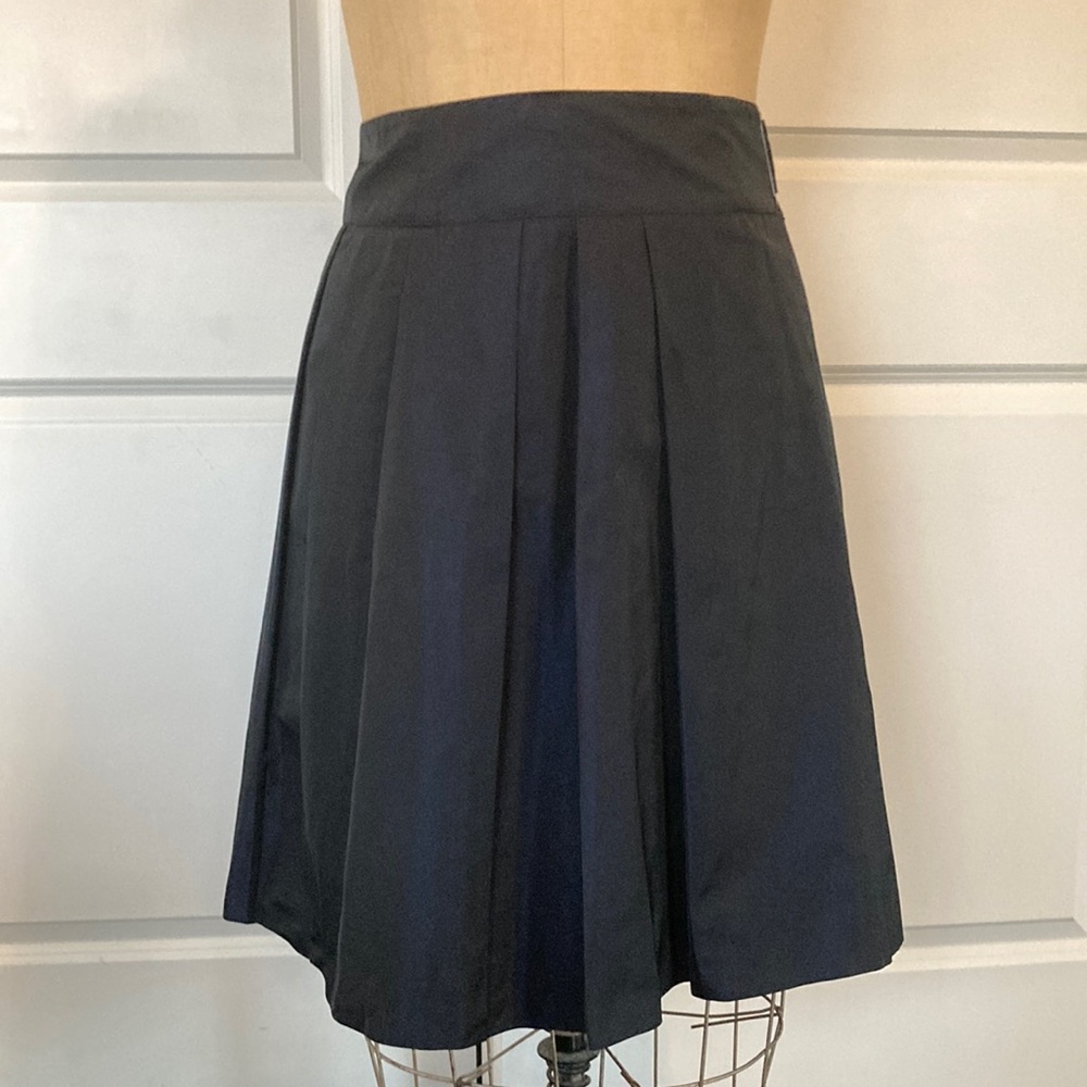 Akris Punto Iridescent Blue-Black Skirt